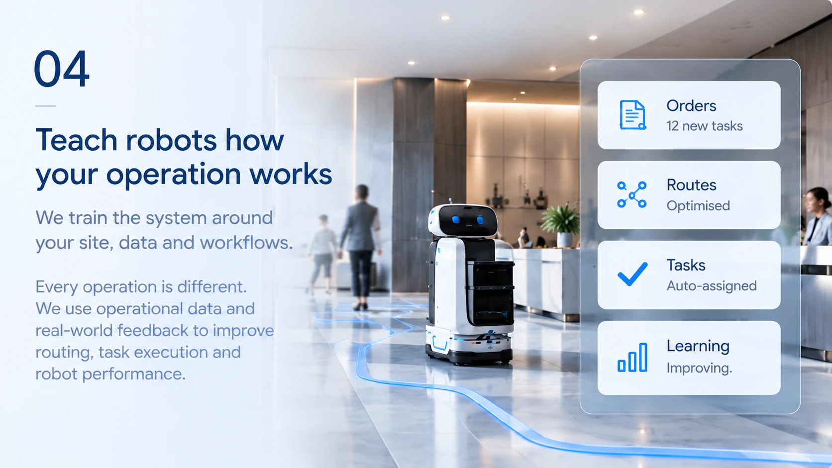 04 — Operational Training: Teach robots how your operation works